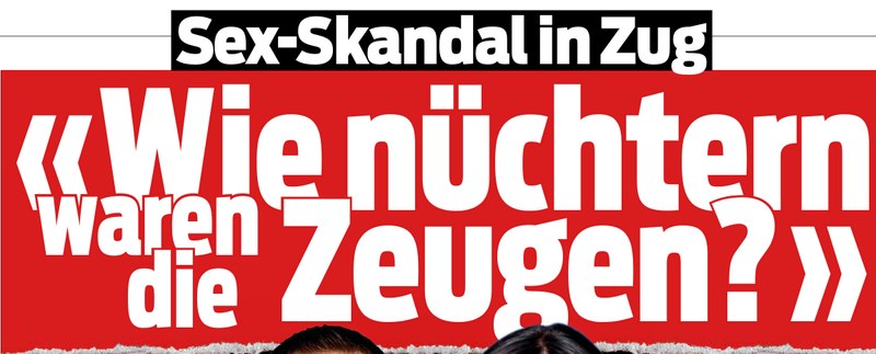 Schlagzeile «Wie nüchtern waren die Zeugen?», Blick, Seite 14, 29. Dezember 2014