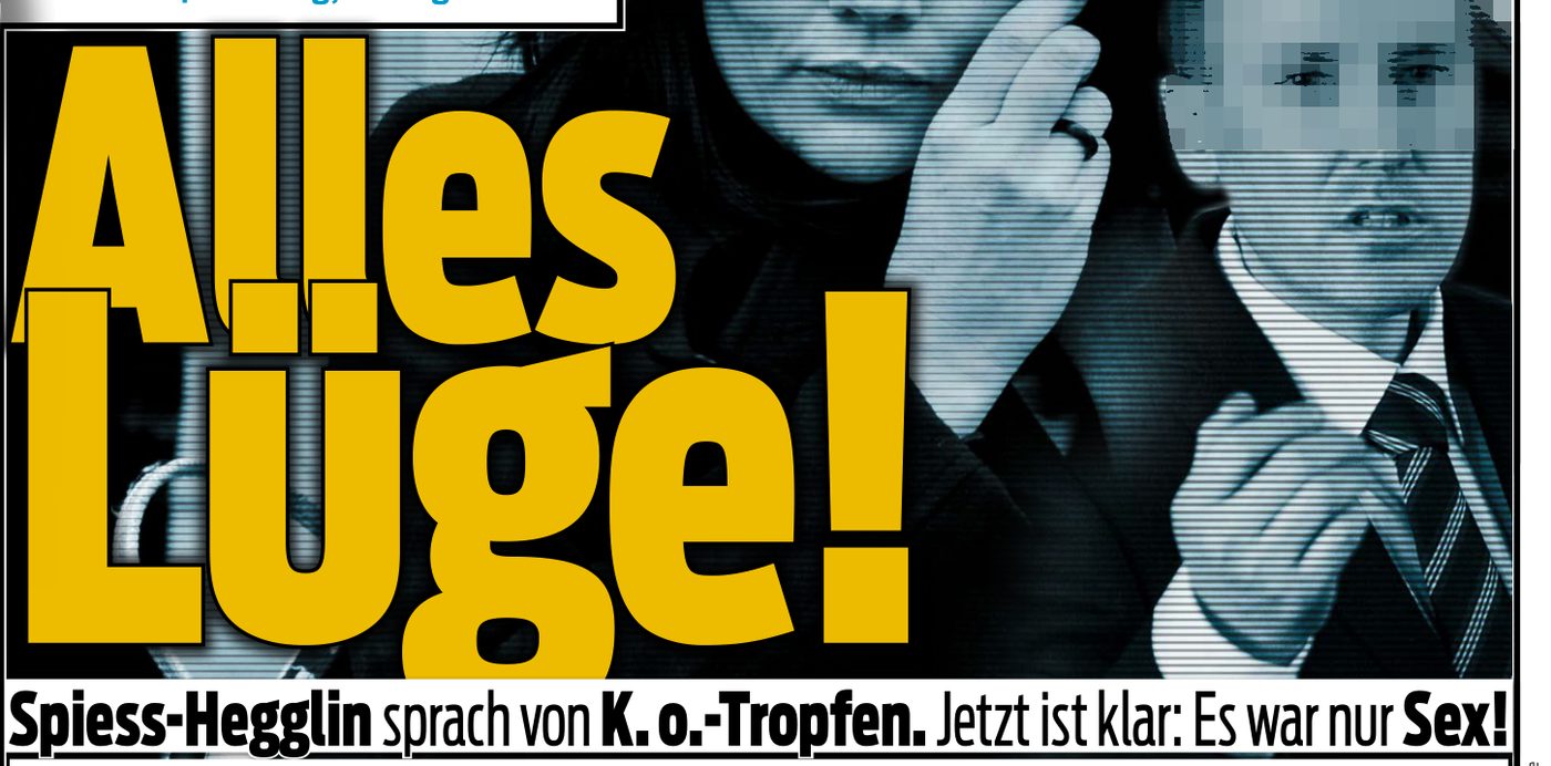 Schlagzeile «Alles Lüge!», Blick, Frontseite, 15. August 2015